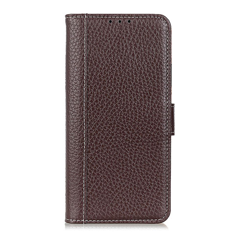 Funda de Cuero Cartera con Soporte Carcasa L03 para Realme 6s Marron