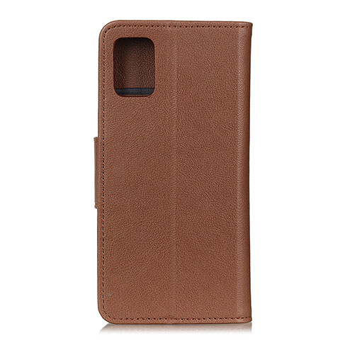 Funda de Cuero Cartera con Soporte Carcasa L03 para Samsung Galaxy A41 Marron