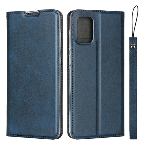 Funda de Cuero Cartera con Soporte Carcasa L03 para Samsung Galaxy M40S Azul