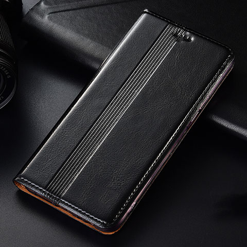 Funda de Cuero Cartera con Soporte Carcasa L03 para Samsung Galaxy Note 10 Lite Negro