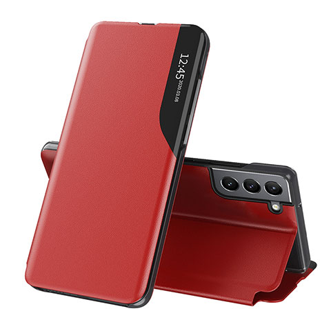 Funda de Cuero Cartera con Soporte Carcasa L03 para Samsung Galaxy S23 Plus 5G Rojo