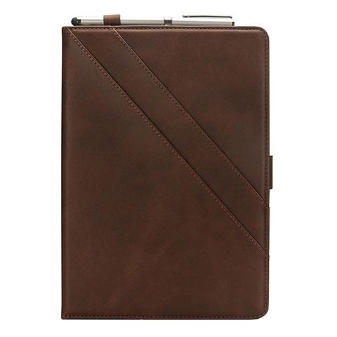 Funda de Cuero Cartera con Soporte Carcasa L03 para Samsung Galaxy Tab S5e Wi-Fi 10.5 SM-T720 Marron