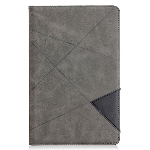 Funda de Cuero Cartera con Soporte Carcasa L03 para Samsung Galaxy Tab S6 Lite 10.4 SM-P610 Gris