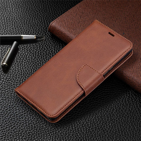 Funda de Cuero Cartera con Soporte Carcasa L03 para Sony Xperia L4 Marron