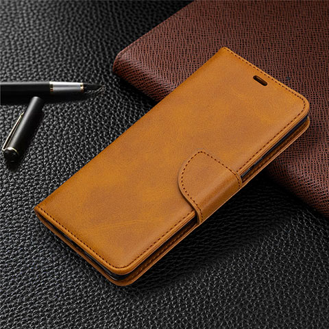 Funda de Cuero Cartera con Soporte Carcasa L03 para Sony Xperia L4 Naranja