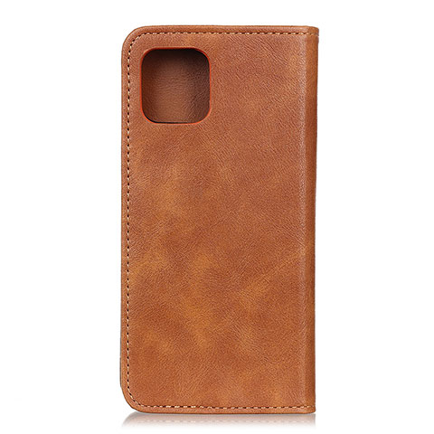 Funda de Cuero Cartera con Soporte Carcasa L03 para Xiaomi Mi 10 Lite Naranja