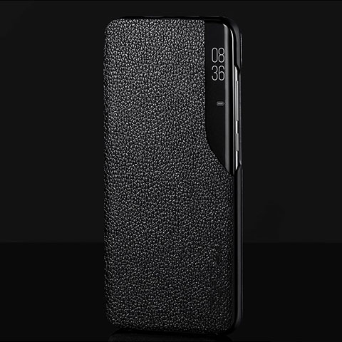 Funda de Cuero Cartera con Soporte Carcasa L03 para Xiaomi Mi 10 Negro