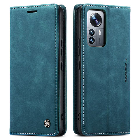 Funda de Cuero Cartera con Soporte Carcasa L03 para Xiaomi Mi 12 Lite 5G Azul