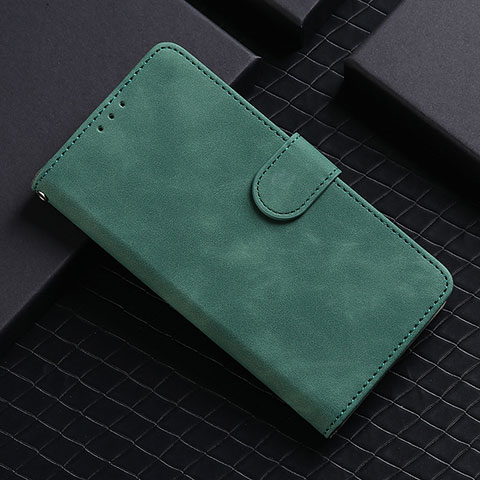 Funda de Cuero Cartera con Soporte Carcasa L03Z para Realme C21Y Verde