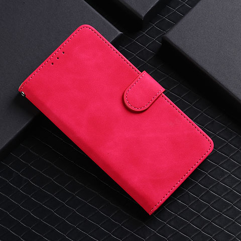 Funda de Cuero Cartera con Soporte Carcasa L03Z para Realme GT Neo 2T 5G Rosa Roja