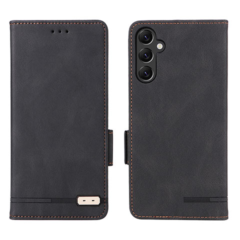 Funda de Cuero Cartera con Soporte Carcasa L03Z para Samsung Galaxy A14 4G Negro