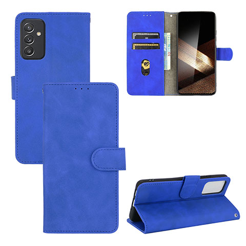 Funda de Cuero Cartera con Soporte Carcasa L03Z para Samsung Galaxy A15 4G Azul