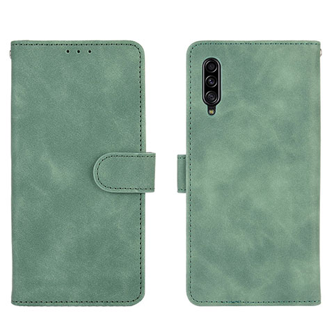 Funda de Cuero Cartera con Soporte Carcasa L03Z para Samsung Galaxy A90 5G Verde