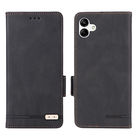 Funda de Cuero Cartera con Soporte Carcasa L03Z para Samsung Galaxy F04 Negro