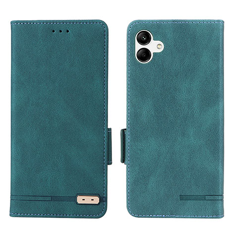 Funda de Cuero Cartera con Soporte Carcasa L03Z para Samsung Galaxy M04 Verde