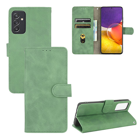 Funda de Cuero Cartera con Soporte Carcasa L03Z para Samsung Galaxy S23 FE 5G Verde