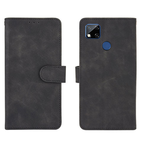 Funda de Cuero Cartera con Soporte Carcasa L03Z para Xiaomi POCO C3 Negro