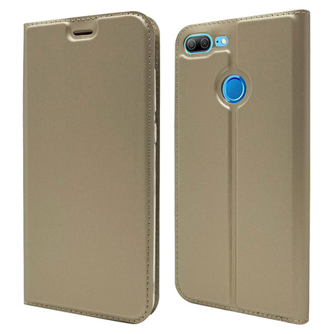 Funda de Cuero Cartera con Soporte Carcasa L04 para Huawei Honor 9 Lite Oro