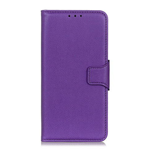 Funda de Cuero Cartera con Soporte Carcasa L04 para LG Velvet 5G Morado