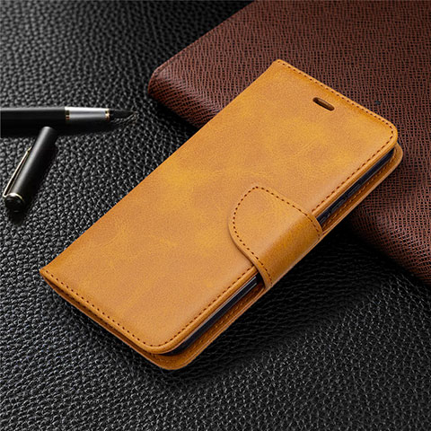 Funda de Cuero Cartera con Soporte Carcasa L04 para Nokia 1.3 Naranja