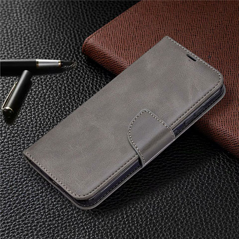 Funda de Cuero Cartera con Soporte Carcasa L04 para Nokia 2.3 Gris