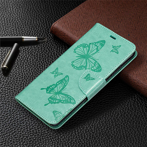 Funda de Cuero Cartera con Soporte Carcasa L04 para Nokia 5.3 Verde