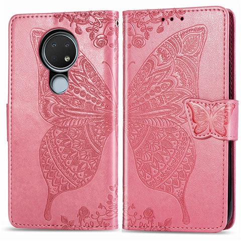 Funda de Cuero Cartera con Soporte Carcasa L04 para Nokia 6.2 Oro Rosa