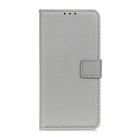 Funda de Cuero Cartera con Soporte Carcasa L04 para Realme V5 5G Gris