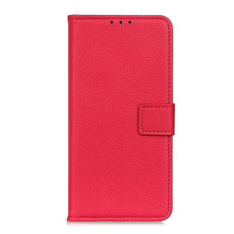 Funda de Cuero Cartera con Soporte Carcasa L04 para Realme V5 5G Rojo