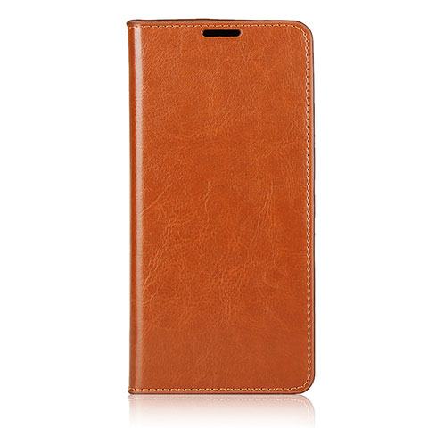 Funda de Cuero Cartera con Soporte Carcasa L04 para Samsung Galaxy A71 4G A715 Naranja