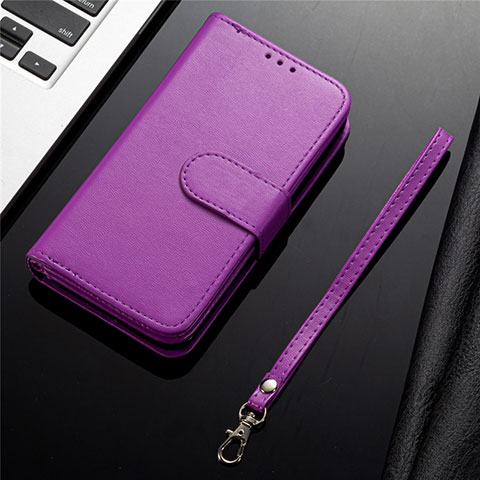 Funda de Cuero Cartera con Soporte Carcasa L04 para Samsung Galaxy S20 Plus 5G Morado