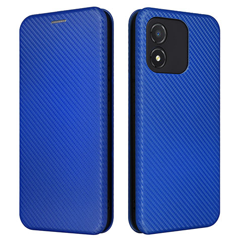 Funda de Cuero Cartera con Soporte Carcasa L04Z para Huawei Honor X5 Azul