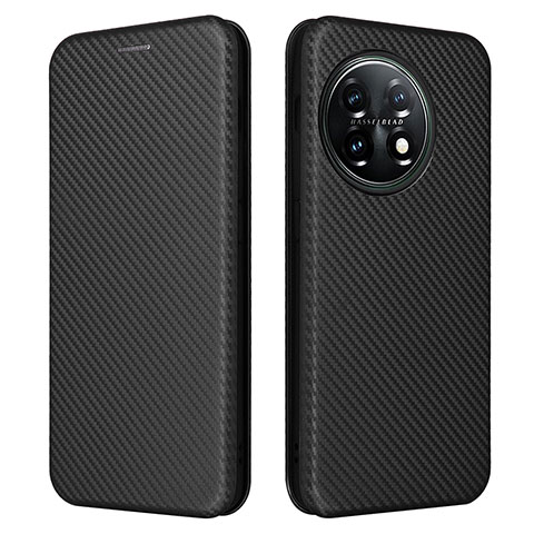 Funda de Cuero Cartera con Soporte Carcasa L04Z para OnePlus 11 5G Negro