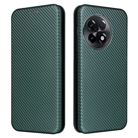 Funda de Cuero Cartera con Soporte Carcasa L04Z para OnePlus 11R 5G Verde