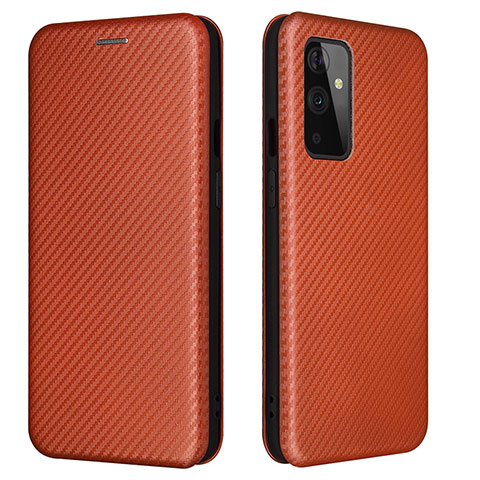 Funda de Cuero Cartera con Soporte Carcasa L04Z para OnePlus 9 5G Marron