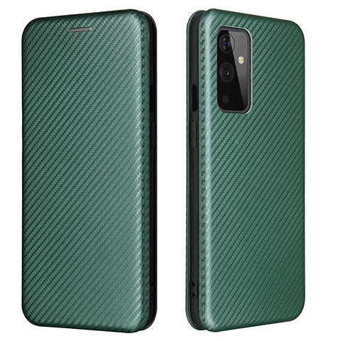 Funda de Cuero Cartera con Soporte Carcasa L04Z para OnePlus 9 5G Verde