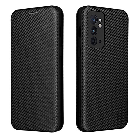 Funda de Cuero Cartera con Soporte Carcasa L04Z para OnePlus 9RT 5G Negro