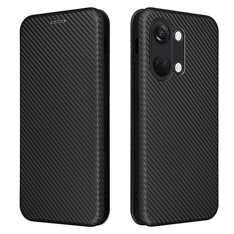 Funda de Cuero Cartera con Soporte Carcasa L04Z para OnePlus Ace 2V 5G Negro