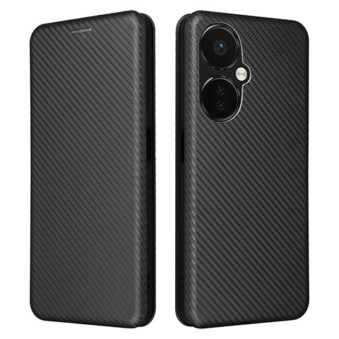 Funda de Cuero Cartera con Soporte Carcasa L04Z para OnePlus Nord N30 5G Negro