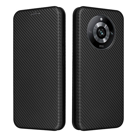 Funda de Cuero Cartera con Soporte Carcasa L04Z para Realme 11 Pro 5G Negro