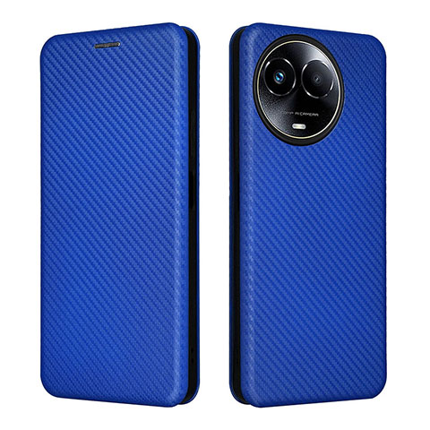 Funda de Cuero Cartera con Soporte Carcasa L04Z para Realme 11X 5G Azul