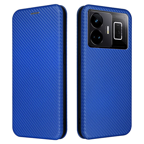 Funda de Cuero Cartera con Soporte Carcasa L04Z para Realme GT Neo5 240W 5G Azul