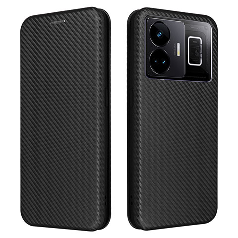 Funda de Cuero Cartera con Soporte Carcasa L04Z para Realme GT3 5G Negro