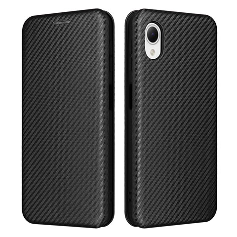 Funda de Cuero Cartera con Soporte Carcasa L04Z para Samsung Galaxy A23 5G SC-56C Negro