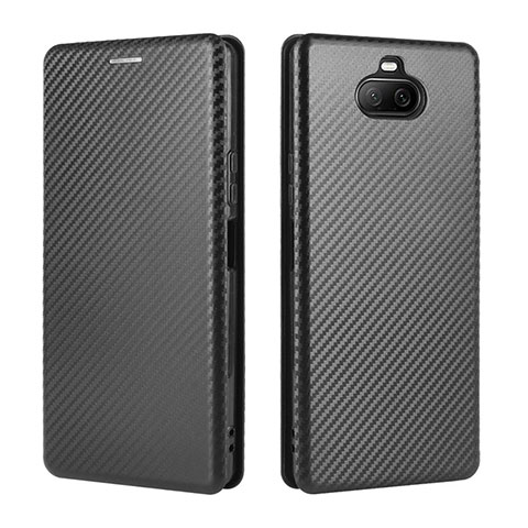 Funda de Cuero Cartera con Soporte Carcasa L04Z para Sony Xperia 8 Negro