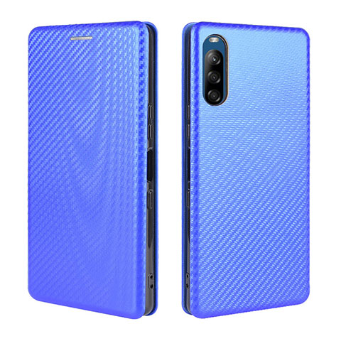 Funda de Cuero Cartera con Soporte Carcasa L04Z para Sony Xperia L4 Azul