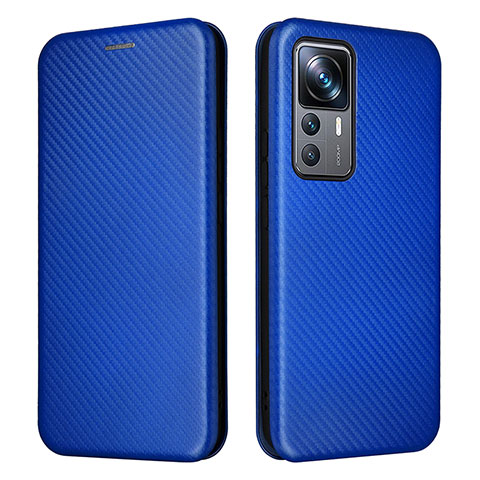 Funda de Cuero Cartera con Soporte Carcasa L04Z para Xiaomi Mi 12T 5G Azul