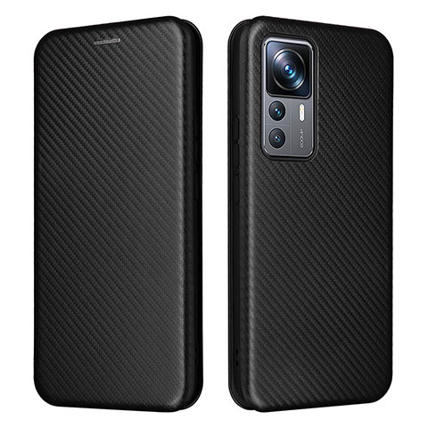 Funda de Cuero Cartera con Soporte Carcasa L04Z para Xiaomi Mi 12T 5G Negro