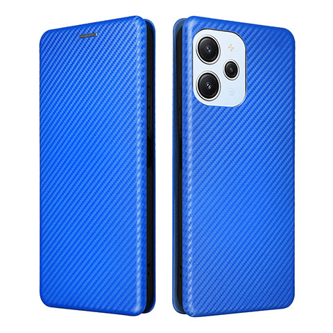 Funda de Cuero Cartera con Soporte Carcasa L04Z para Xiaomi Redmi 12 5G Azul