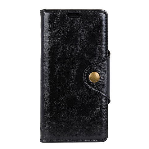 Funda de Cuero Cartera con Soporte Carcasa L05 para Asus Zenfone 5 ZE620KL Negro